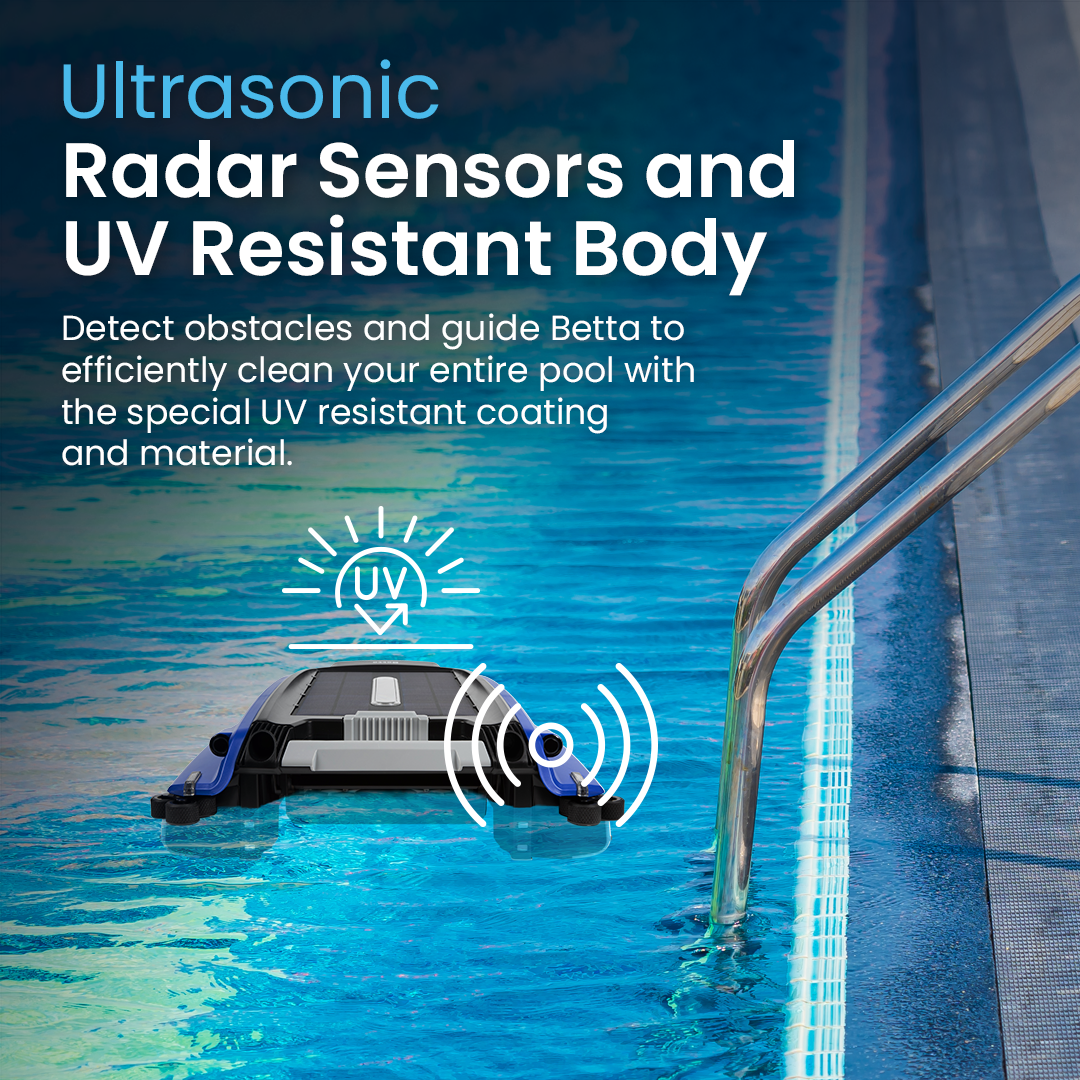 Betta SE - Solar-Powered Robotic Pool Skimmer
