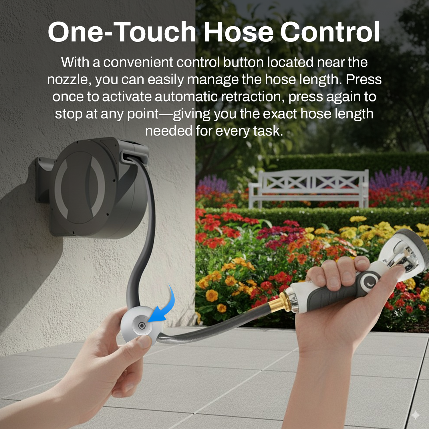 Betta EaseReel Battery-Powered Retractable Hose Reel System